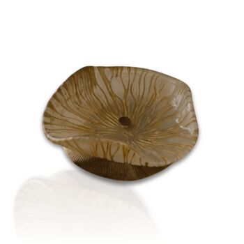 Large Textured Glass Centerpiece Bowl, 2 of 2