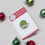 Sprout Haters Christmas Pin Badge, thumbnail 1 of 3
