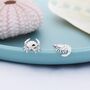 Mismatched Prawn And Crab Stud Earrings In Sterling Silver, thumbnail 3 of 8