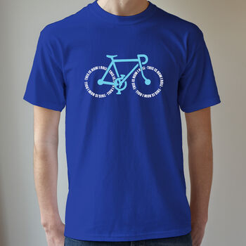 Cyclist's This Is How I Roll T Shirt, 4 of 8