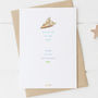 First Paper Wedding Anniversary Card Personalised, thumbnail 4 of 8