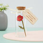 Miniature Flower Valentine's Day Message Bottle Gift, thumbnail 5 of 9