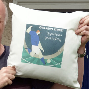 Personalised Football Cushion For 15 British Clubs, 2 of 7