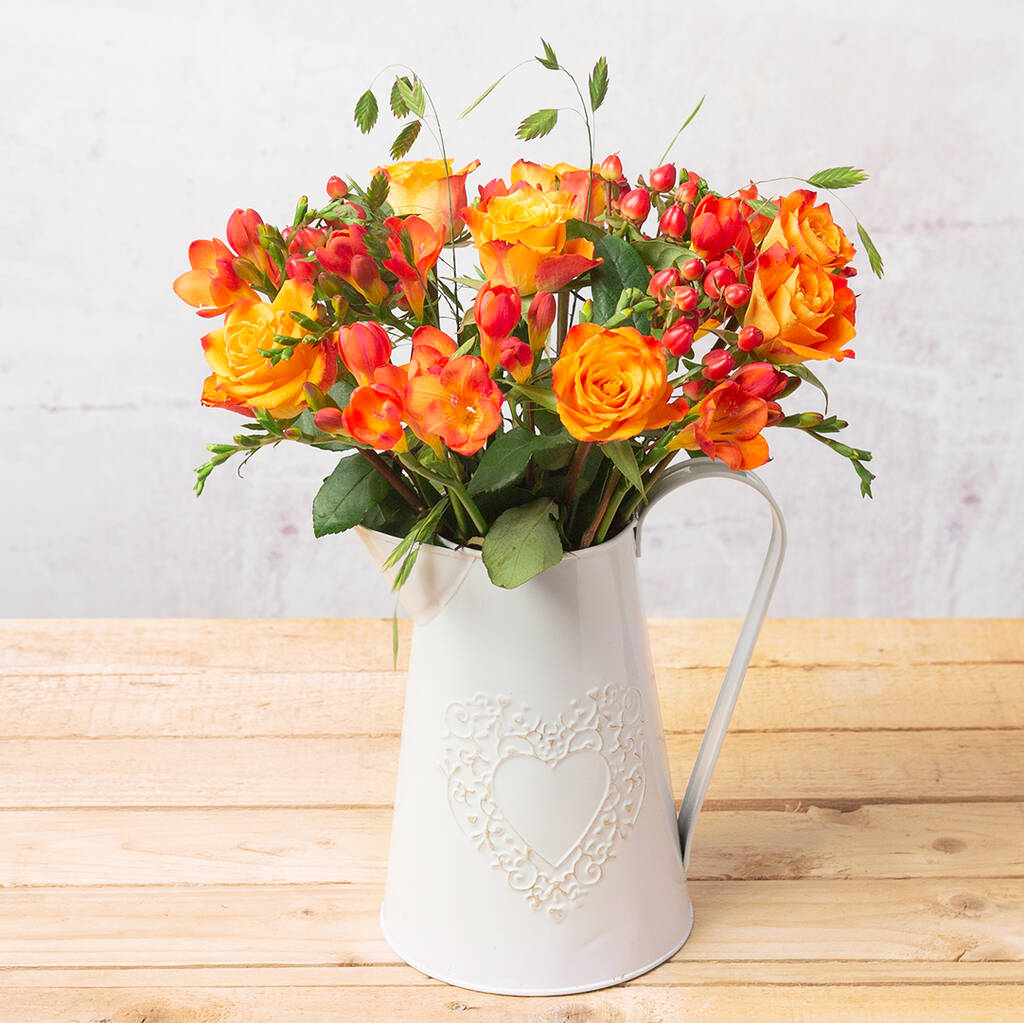 Amber Letterbox Flowers By Bunches