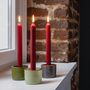 Reversible Candle And Tealight Holder Glass Three Colours, thumbnail 11 of 12