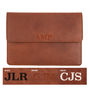 Personalised Leather Travel Wallet In Vintage Brown, thumbnail 4 of 7