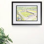 Forest Green Fc New Lawn Stadium Art Print, thumbnail 1 of 3