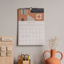 2024 Illustrated Patterned Wall Calendar, thumbnail 2 of 12