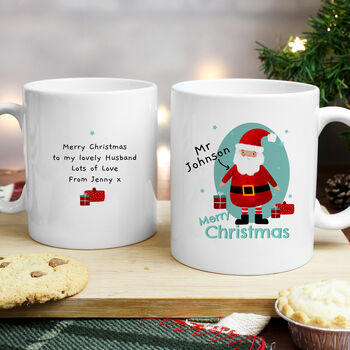 Personalised Mr Claus Christmas Mug – Stocking Filler And Secret Santa Gift, 2 of 5