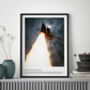Space Rocket Launch Home Art Print, thumbnail 3 of 7
