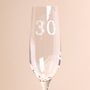 Personalised Milestone Age Champagne Glass, thumbnail 2 of 3