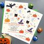 Personalised Halloween Children's Party Invitations, thumbnail 2 of 3