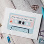 Personalised Mix Tape Valentine's Or Anniversary Card, thumbnail 1 of 7