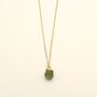 Peridot Owner Necklace And Pet Collar Charm Set, thumbnail 5 of 7