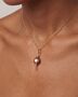 Dainty Pink Pearl Tarnish Free Gold Plated Necklace, thumbnail 5 of 5