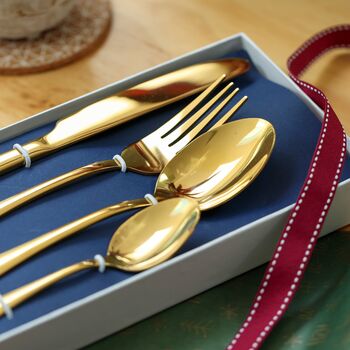 Personalised Cutlery Gift Box Four Piece Set, 6 of 9