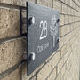 Personalised Tree Slate House Number Sign, thumbnail 2 of 2