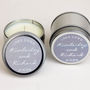 Grey And Silver Wedding Candle Favours, thumbnail 3 of 3
