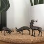 Miniature Bronze Stag Sculpture 8th Anniversary Gift, thumbnail 12 of 12