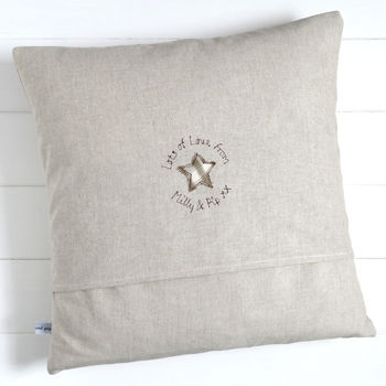Personalised Pocket Cushion With Stars Gift, 4 of 10