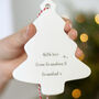 Personalised Baby’s First Christmas Tree Decoration, thumbnail 3 of 5