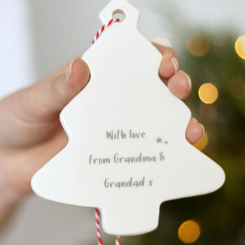 Personalised Baby’s First Christmas Tree Decoration, 3 of 5
