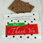 Personalised Thank You Chocolate Bar, thumbnail 1 of 5