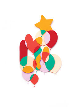 Colourful Balloons Birthday Card, 4 of 4