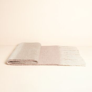 Personalised Beige Winter Scarf, 2 of 3