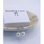 Pearl Earrings With Sparkling Cz Diamond Stones, thumbnail 2 of 7