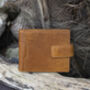 Men's Tan Leather Notecase Wallet Rfid Safe, thumbnail 1 of 5