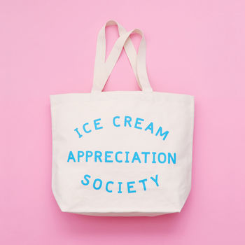 'Ice Cream Appreciation Society' Canvas Bag, 2 of 5