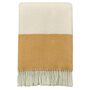 Festivity Wool Throw Yellow, thumbnail 2 of 5