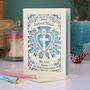 Personalised Papercut First Holy Communion Card My/Our Son, thumbnail 3 of 5