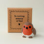 In Loving Memory Of Dad Tiny Little Gifts Bobbin Robin, thumbnail 4 of 4