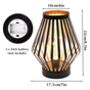 Bronze Metal Cage Table Desk Lamp Battery Powered, thumbnail 7 of 7