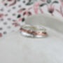 Handmade Silver Ring With Copper Band, thumbnail 3 of 5