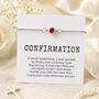 Confirmation Gift For Girl, Personalised Birthstone Bracelet, thumbnail 1 of 12