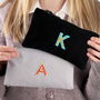 Personalised Embroidered Initial Makeup Or Pencil Case, thumbnail 4 of 7