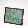 William Morris Mallow Teal Cushioned Lap Tray, thumbnail 6 of 6