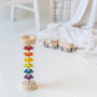 Personalised Wooden Rainbow Rainmaker Toy, thumbnail 4 of 4