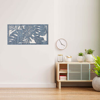 Monstera Majesty: Tropical Plant Leaves Wall Panel, 10 of 12