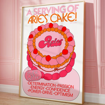 Aries Cake Print, 4 of 4