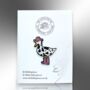 Cowgirl Cow Print Duck Western Enamel Pin, thumbnail 5 of 9