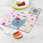 Personalised Girl's Coaster And Placemat Set, thumbnail 6 of 12