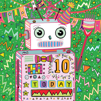 'Ten Today' Birthday Card, 3 of 3