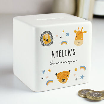 Cute Animals Money Box Gift For Boys And Girls, 3 of 7