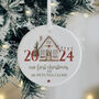 Personalised 2024 New Home Christmas Tree Ornament, thumbnail 1 of 4