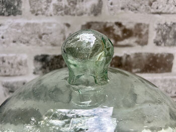 Large 24cm Recycled Glass Cloche Dome Bell Jar, 4 of 7