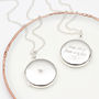 Personalised Sterling Silver Large Disc Photo Locket, thumbnail 3 of 8